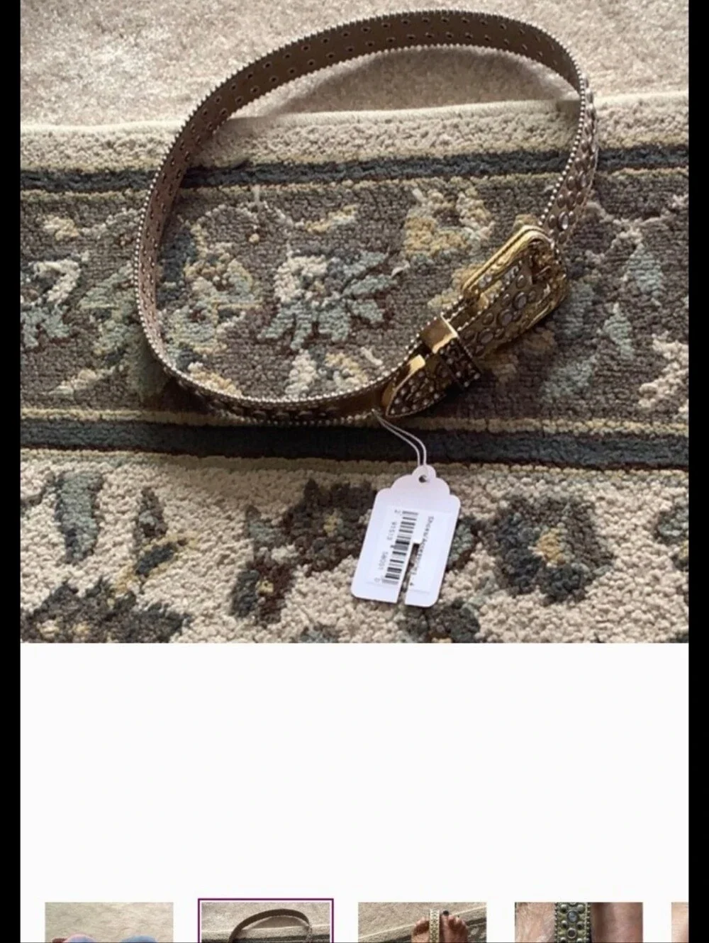 Gold Belt With Stones SM30